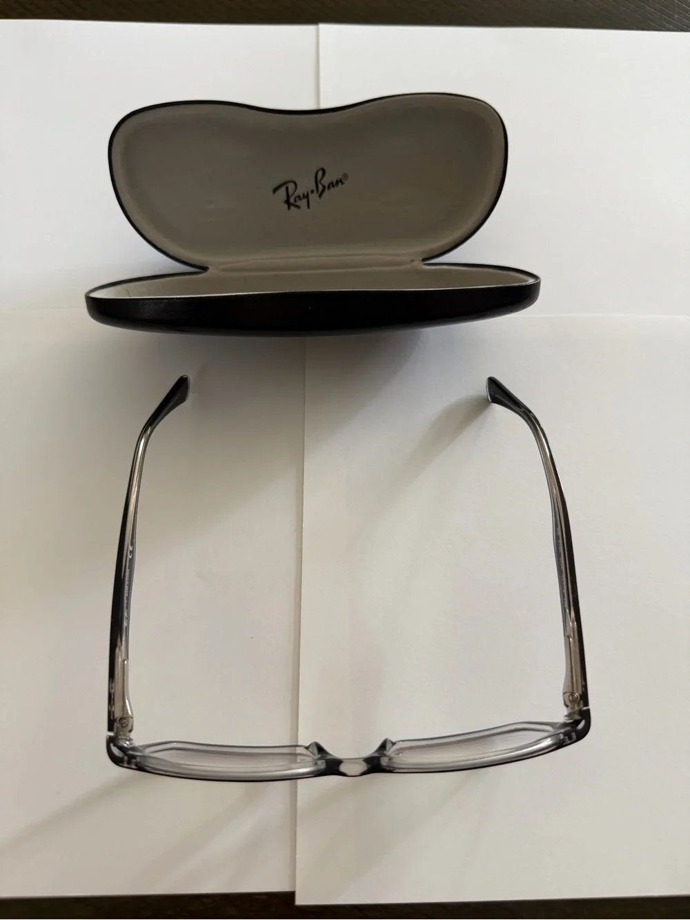 Ray-Ban RB 5150 2034 Black / Clear Glasses Frames + Case